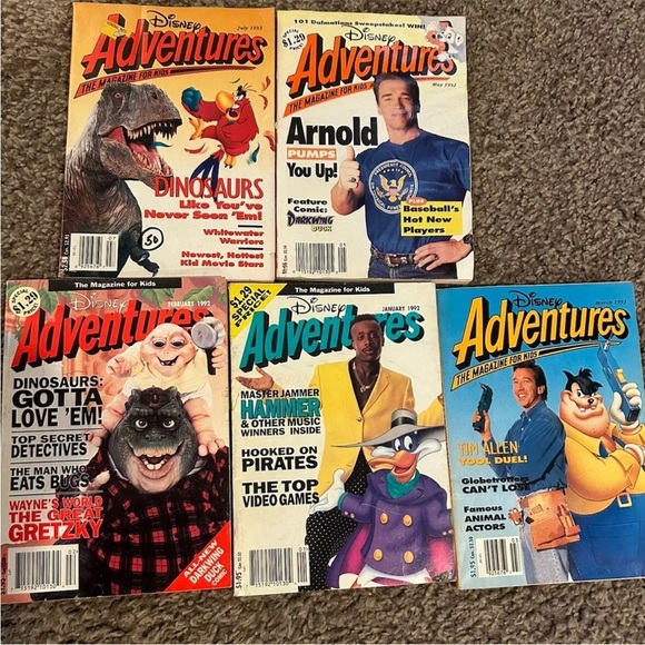 Vintage Lot Of Disney Adventure Magazines 1992-1993. 16 Books. 90’s Nostalgia - Picture 4 of 6